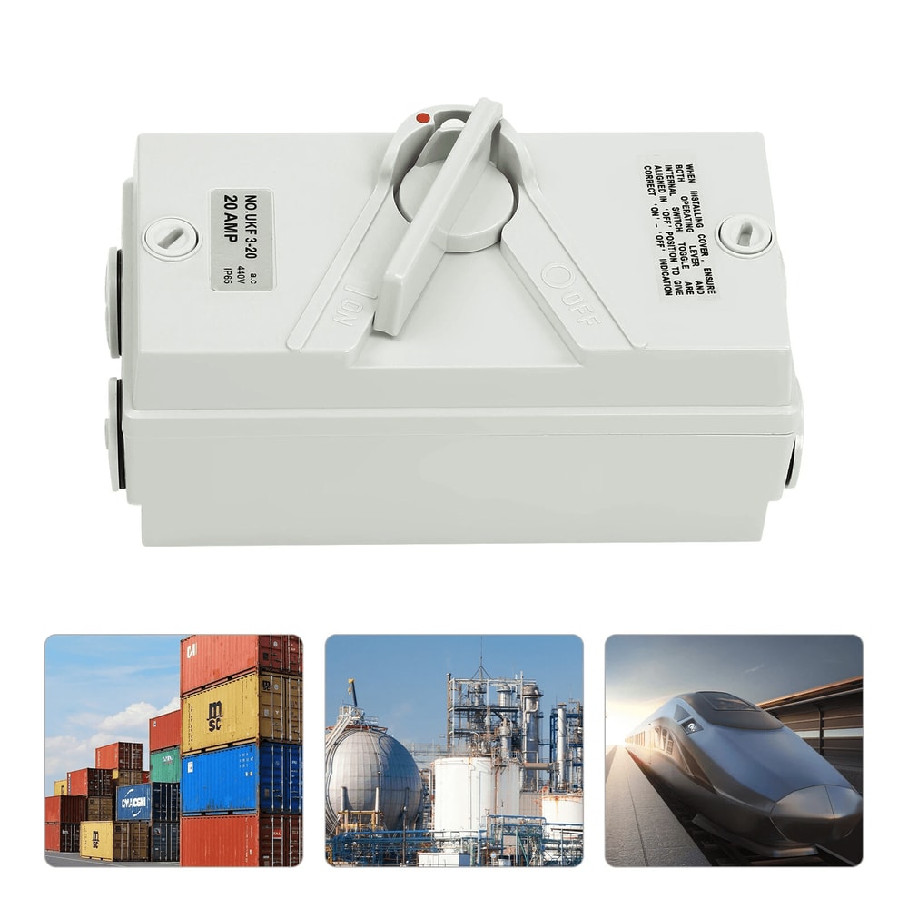Pole Waterproof Isolation Switch Wall Mounted Safety Disconnect 4