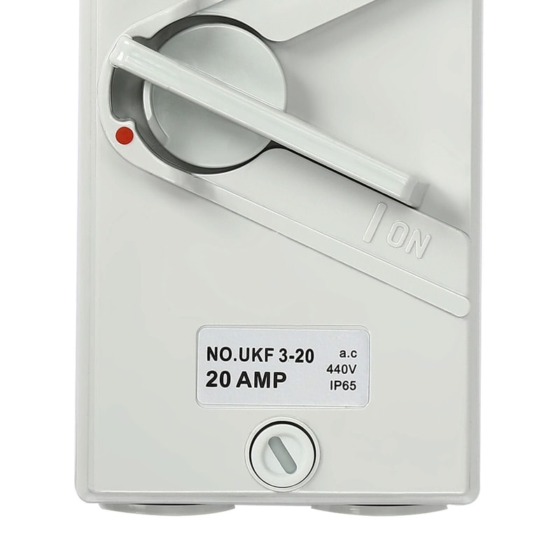 Pole Waterproof Isolation Switch Wall Mounted Safety Disconnect 17
