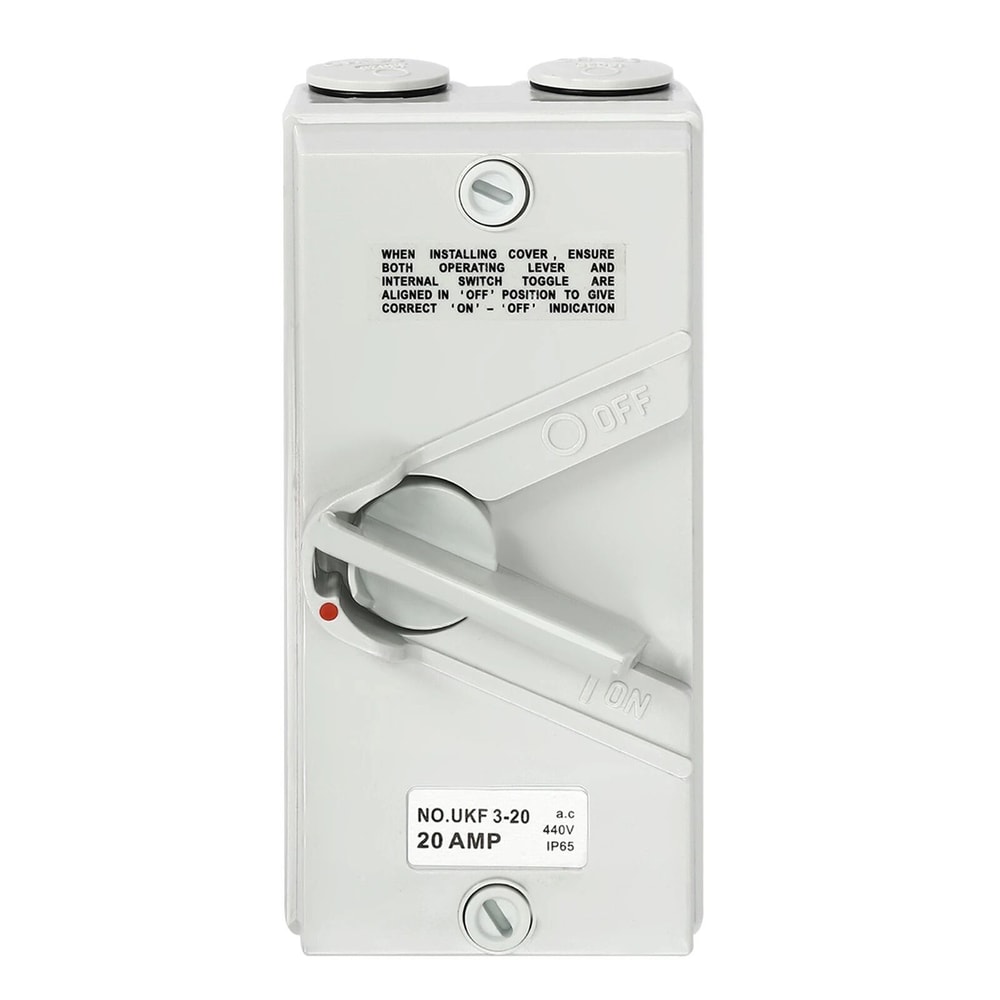 Pole Waterproof Isolation Switch Wall Mounted Safety Disconnect 18