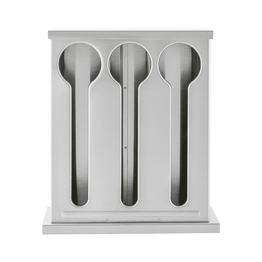 Stainless Steel Utensil Holder Station Durable Spoon Fork Dispenser For Kitchen Organization 1
