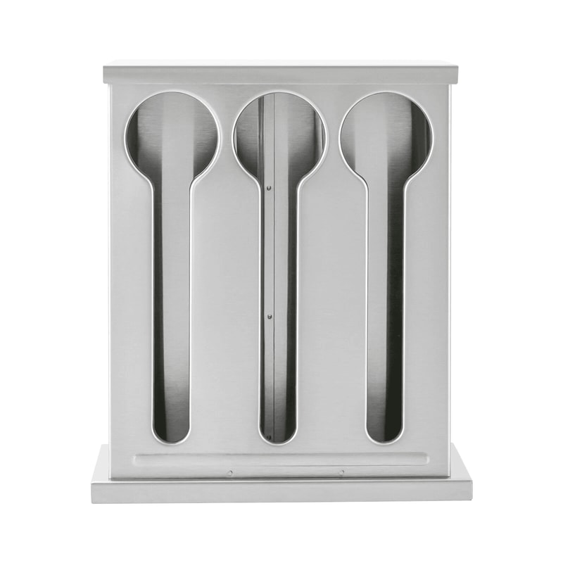 Stainless Steel Utensil Holder Station Durable Spoon Fork Dispenser For Kitchen Organization 1