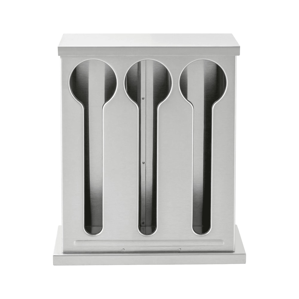 Stainless Steel Utensil Holder Station Durable Spoon Fork Dispenser For Kitchen Organization 2