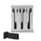 Stainless Steel Utensil Holder Station Durable Spoon Fork Dispenser For Kitchen Organization 4