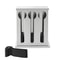 Stainless Steel Utensil Holder Station Durable Spoon Fork Dispenser For Kitchen Organization 4