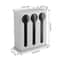 Stainless Steel Utensil Holder Station Durable Spoon Fork Dispenser For Kitchen Organization 9