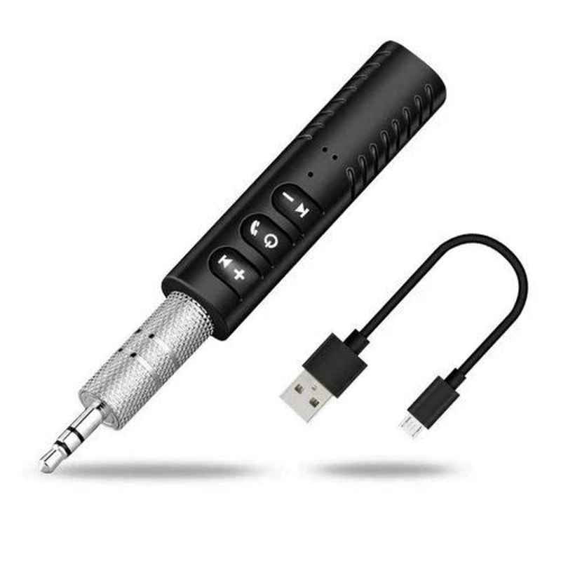 Premium Wireless Bluetooth Car Adapter Audio Receiver With Hands Free Music Calls 2
