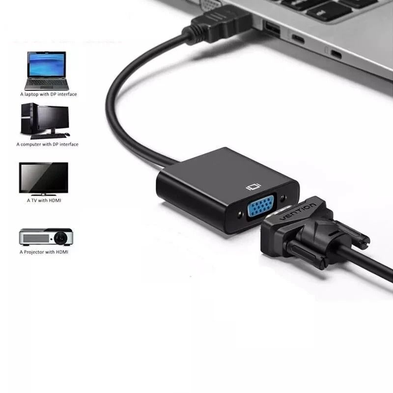 HDMI To VGA Adapter Cable Converter For PC Monitor High Quality Video Output 2