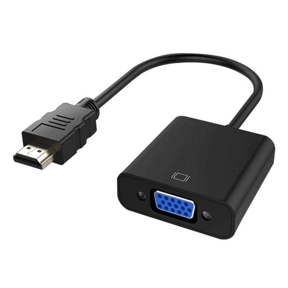 HDMI To VGA Adapter Cable Converter For PC Monitor High Quality Video Output 0