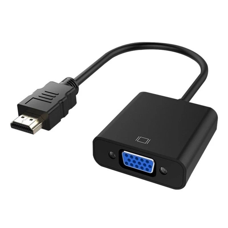 HDMI To VGA Adapter Cable Converter For PC Monitor High Quality Video Output 0
