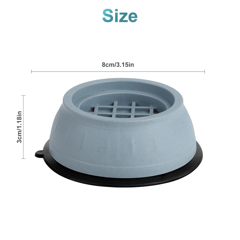 Anti Slip Washing Machine Vibration Mats Durable Rubber Base Pads For Stability And Noise Reduction 8