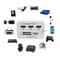 Aluminum USB Hub And Memory Card Reader Ports Multi In Adapter For MicroSD 2