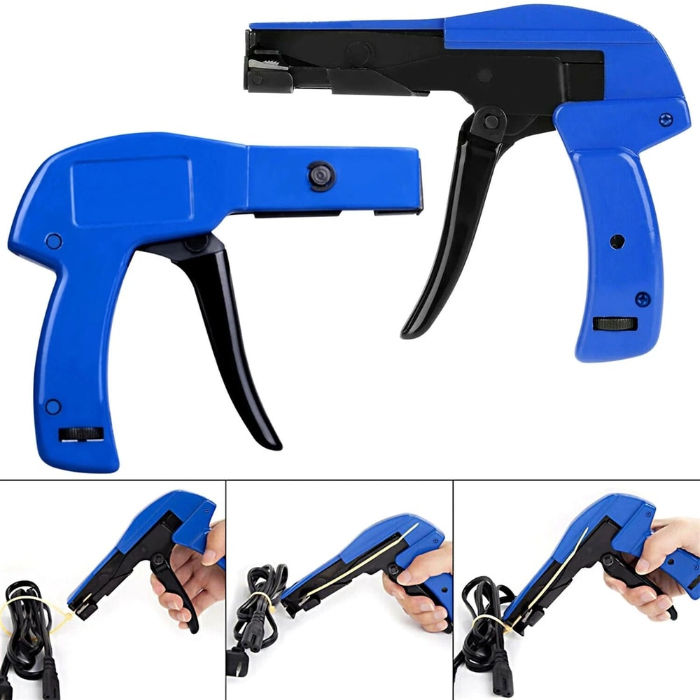 Heavy Duty Zip Tie Gun Tension Tool For Fastening Cutting Cable Ties 3