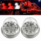 Universal Red And White LED Chassis Lights Watermelon Effect For Caravans 0