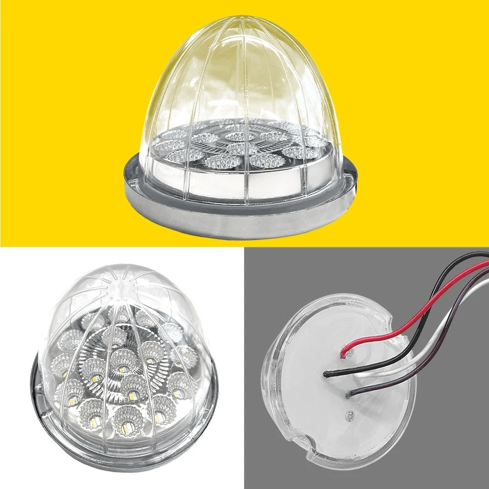 Universal Red And White LED Chassis Lights Watermelon Effect For Caravans 3