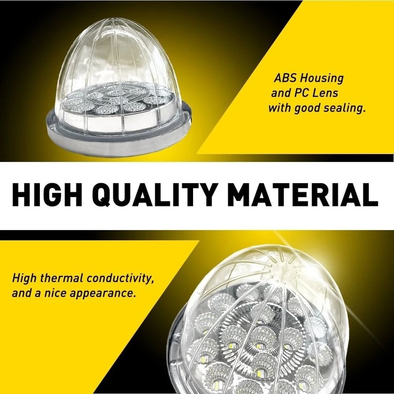 Universal Red And White LED Chassis Lights Watermelon Effect For Caravans 5