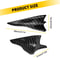 Shark Fin Carbon Fiber Vortex Diffuser For Car Roof Spoiler 7