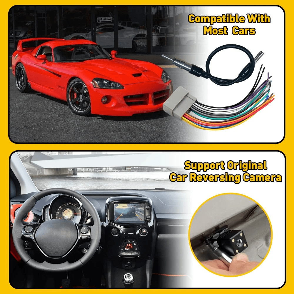 For Dodge Car Radio Harness Stereo Antenna Adapter 4