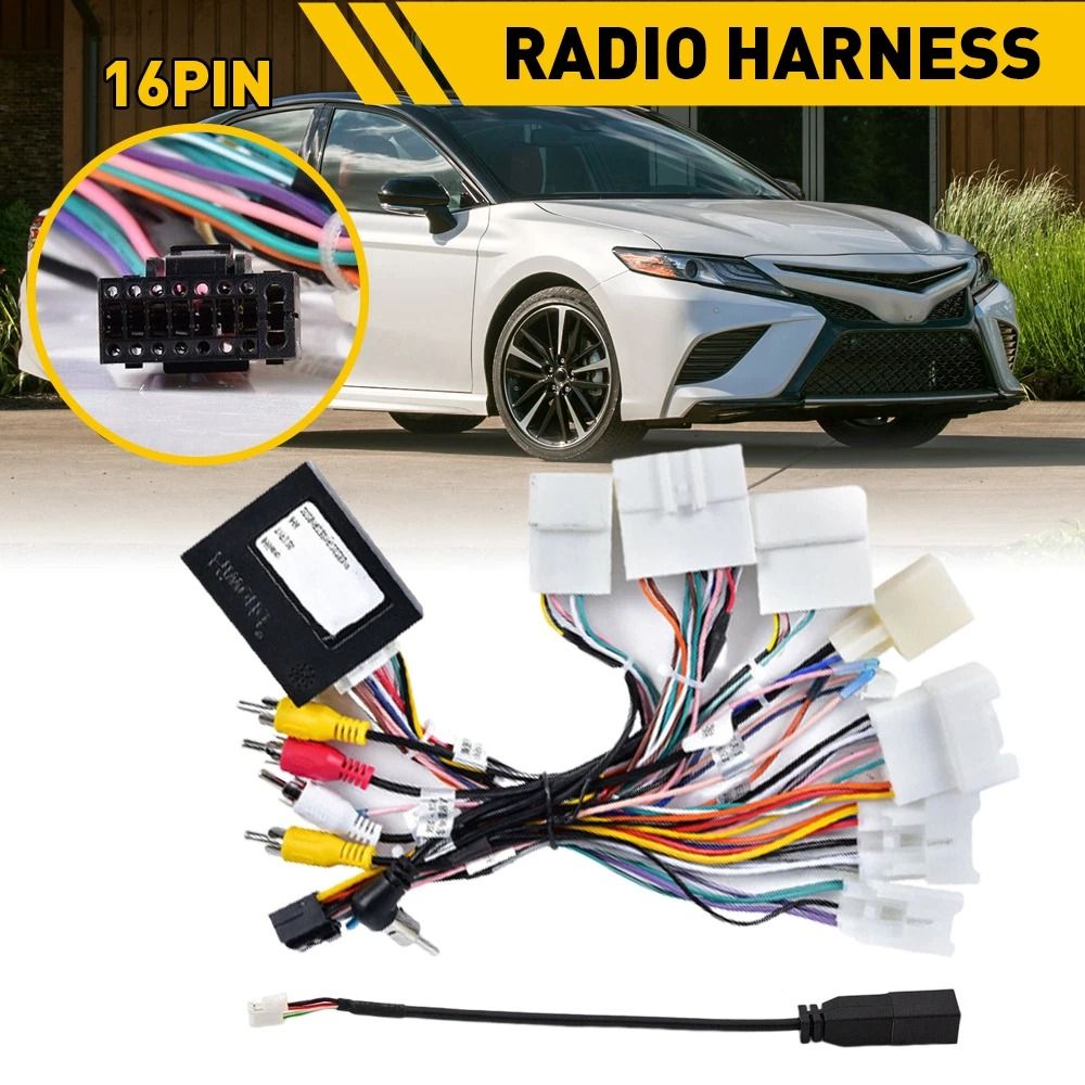 CANBUS Toyota Radio Stereo Wire Harness Adapter Easy Installation For Car Stereo Systems 2