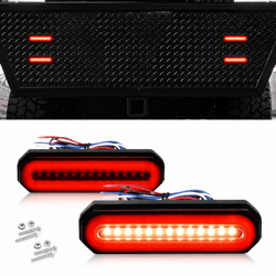 universal tail light lamps brake turn signal light for truck, car & trailer durable, waterproof led