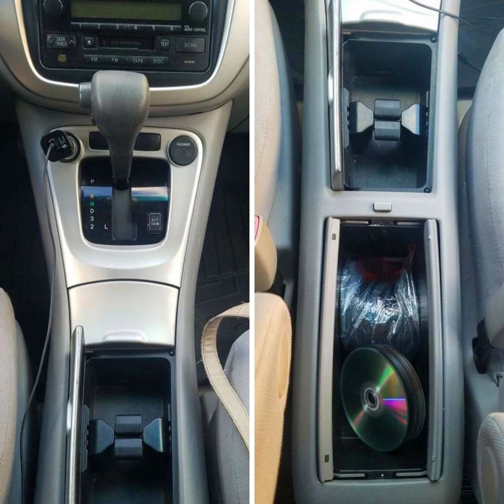 Center Console Phone Cup Holder Insert Drink Divider For Toyota Highlander 5