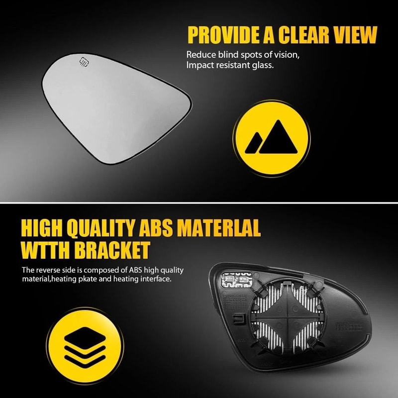 For Toyota Corolla Left Driver Side Heated Mirror Glass Replacement Premium Quality Easy Install 5