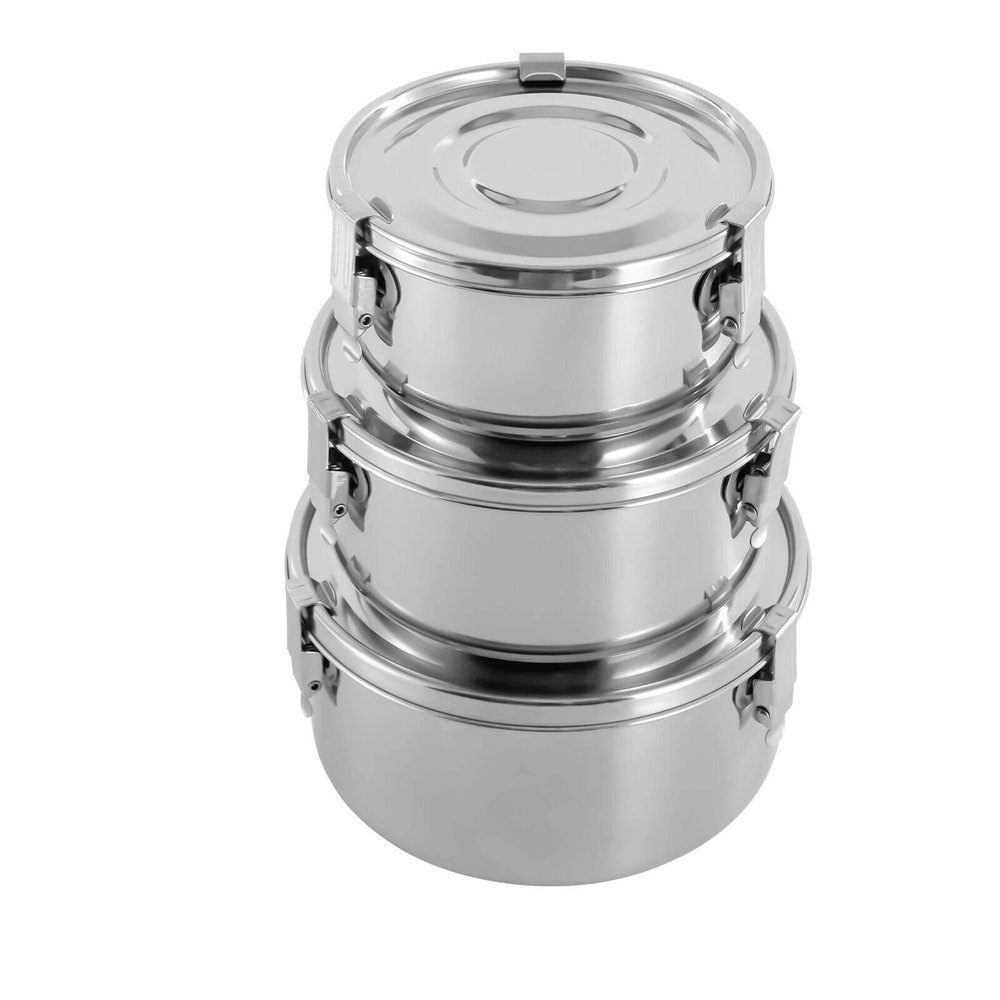 Premium Piece Stainless Steel Food Storage Containers Leak Proo Airtight Smell Proof 14