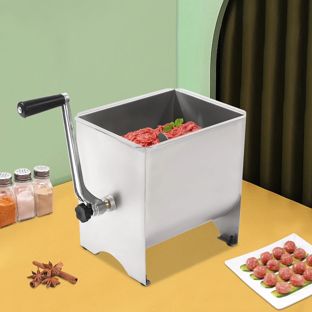 Stainless Steel Manual Meat Mixer For Commercial Kitchen Sausage Mixing 1