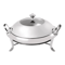Premium Round Stainless Steel Buffet Chafing Dish Food Warmer Server Set 11