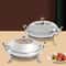 Premium Round Stainless Steel Buffet Chafing Dish Food Warmer Server Set 6