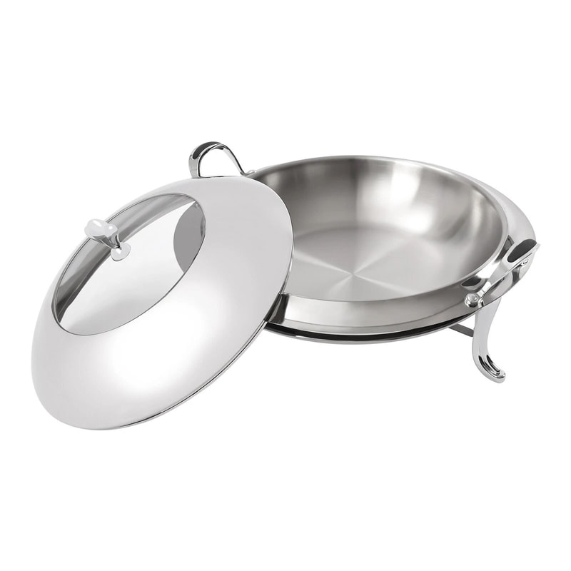 Premium Round Stainless Steel Buffet Chafing Dish Food Warmer Server Set 13