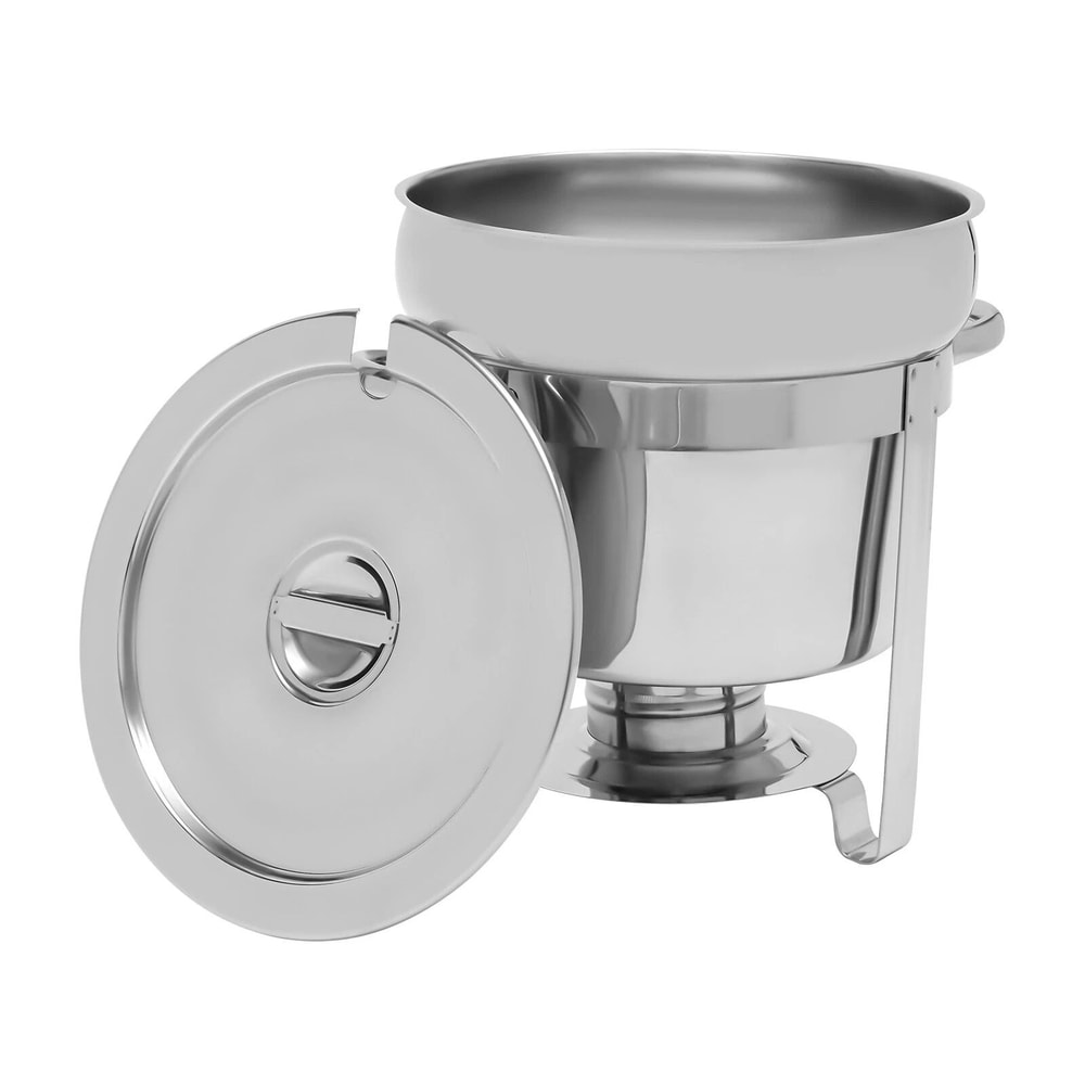 Premium Commercial Soup Chafer Buffet Chafing Dish Stainless Steel Food Warmer Pot 4
