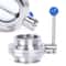 Premium Sanitary Butterfly Valve Stainless Steel Tri Clamp Valve For Food Beverage 7