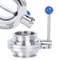 Premium Sanitary Butterfly Valve Stainless Steel Tri Clamp Valve For Food Beverage 7