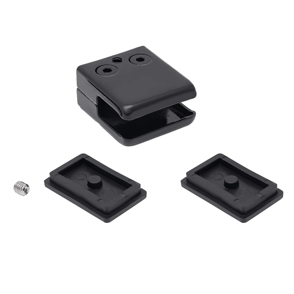 Premium Stainless Steel Glass Clamps Black Glass Clamp Clips For Glass 4