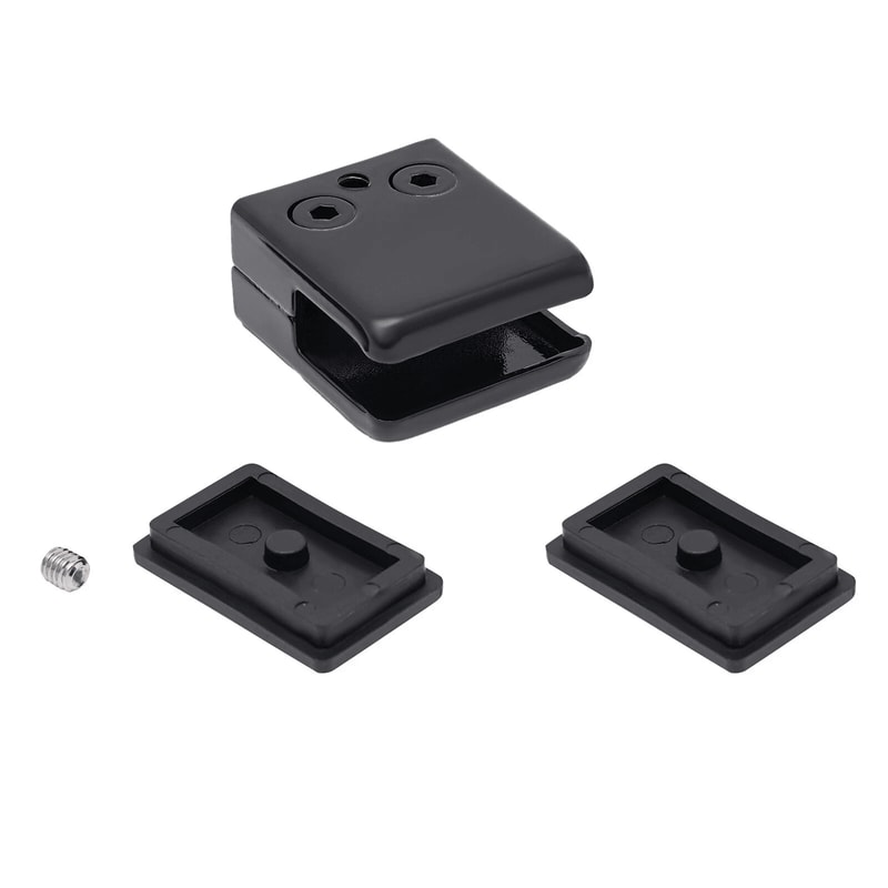 Premium Stainless Steel Glass Clamps Black Glass Clamp Clips For Glass 4