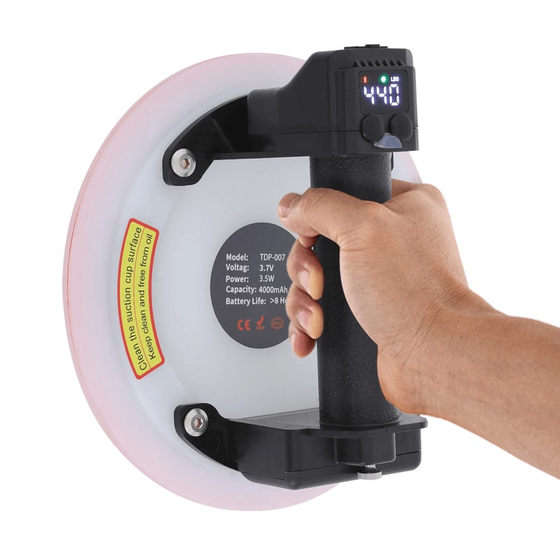 Electric Suction Cup Lifter Heavy Duty Glass Tile Vacuum Lifting Tool With Remote 14