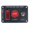 Premium Universal Car Ignition Switch Panel With LED Push Button Start And Racing Toggle Carbon Fin 10