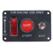 Premium Universal Car Ignition Switch Panel With LED Push Button Start And Racing Toggle Carbon Fin 10