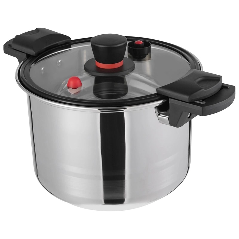 Premium Stainless Steel Pressure Cooker Heavy Duty Pressure Pot For Fast Healthy Cooking 15