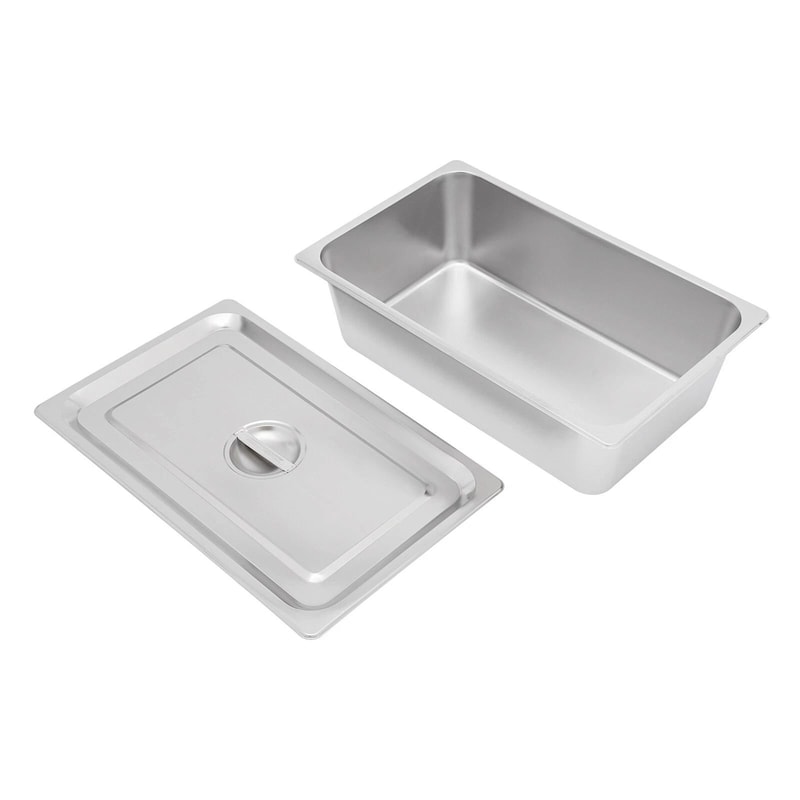 Premium Full Size Steam Table Pan Heavy Duty Stainless Steel Buffet Pan For Catering Food Service 7