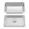 Premium Full Size Steam Table Pan Heavy Duty Stainless Steel Buffet Pan For Catering Food Service 10
