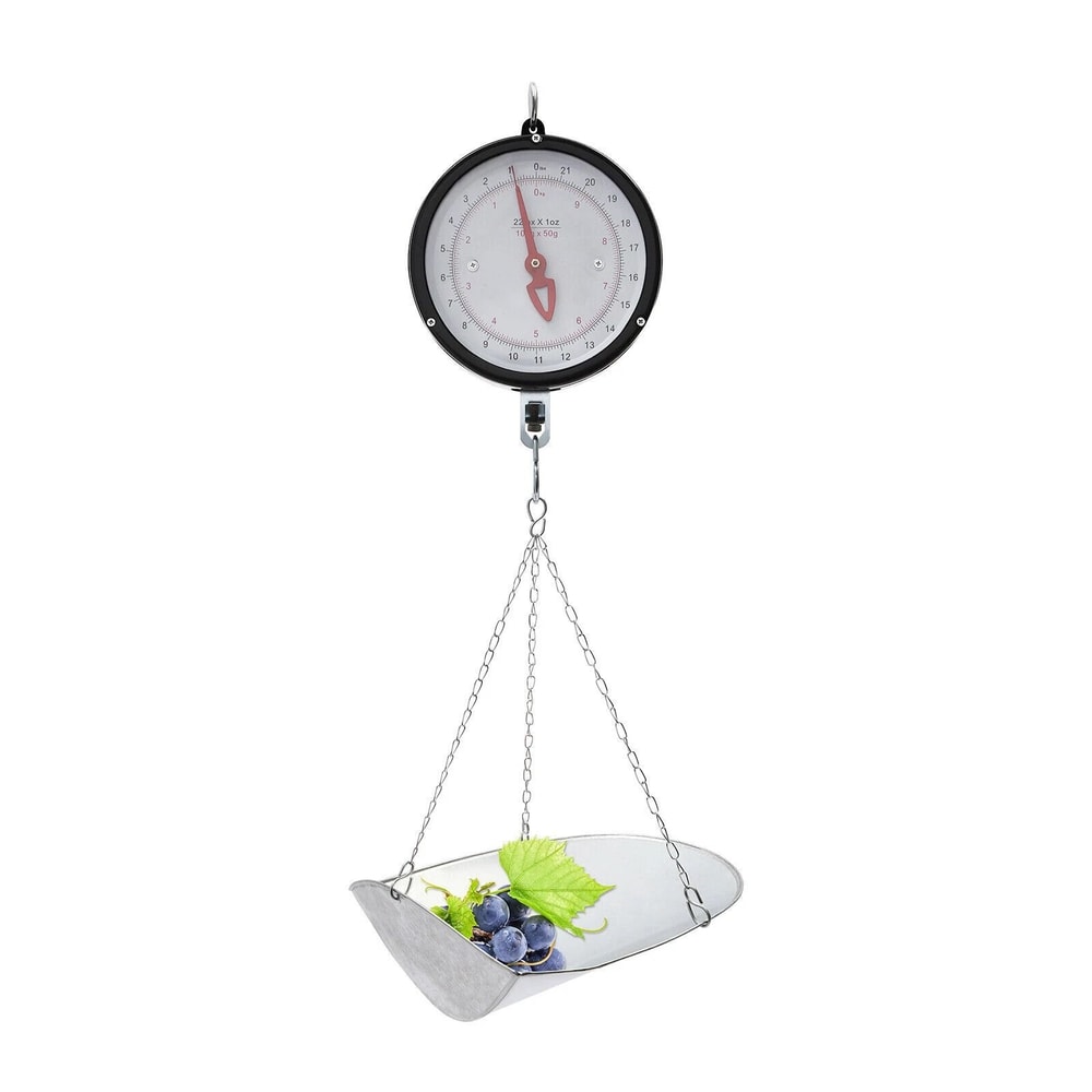 Premium Dial Hanging Scale With Galvanized Tray Commercial Kitchen Scale 3