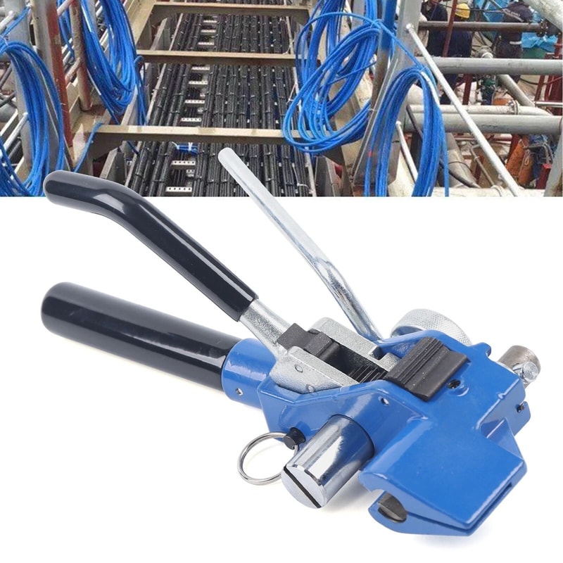 Heavy Duty Stainless Steel Strapping Tool Banding Tensioner Cutter For Metal Cable Maximizes Tensi 7