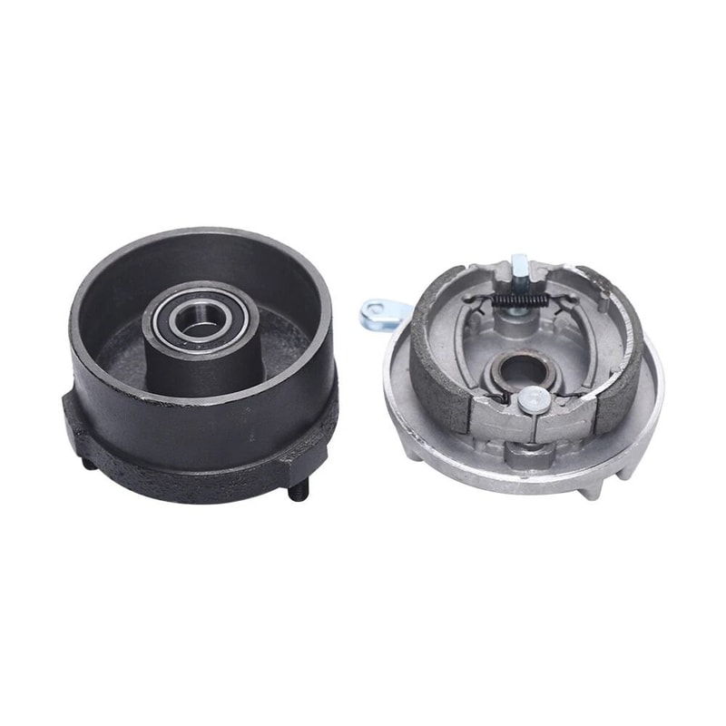 ATV Front Brake Drum Assembly Pair Heavy Duty Quad Brake Drums For ATV Replacement 4