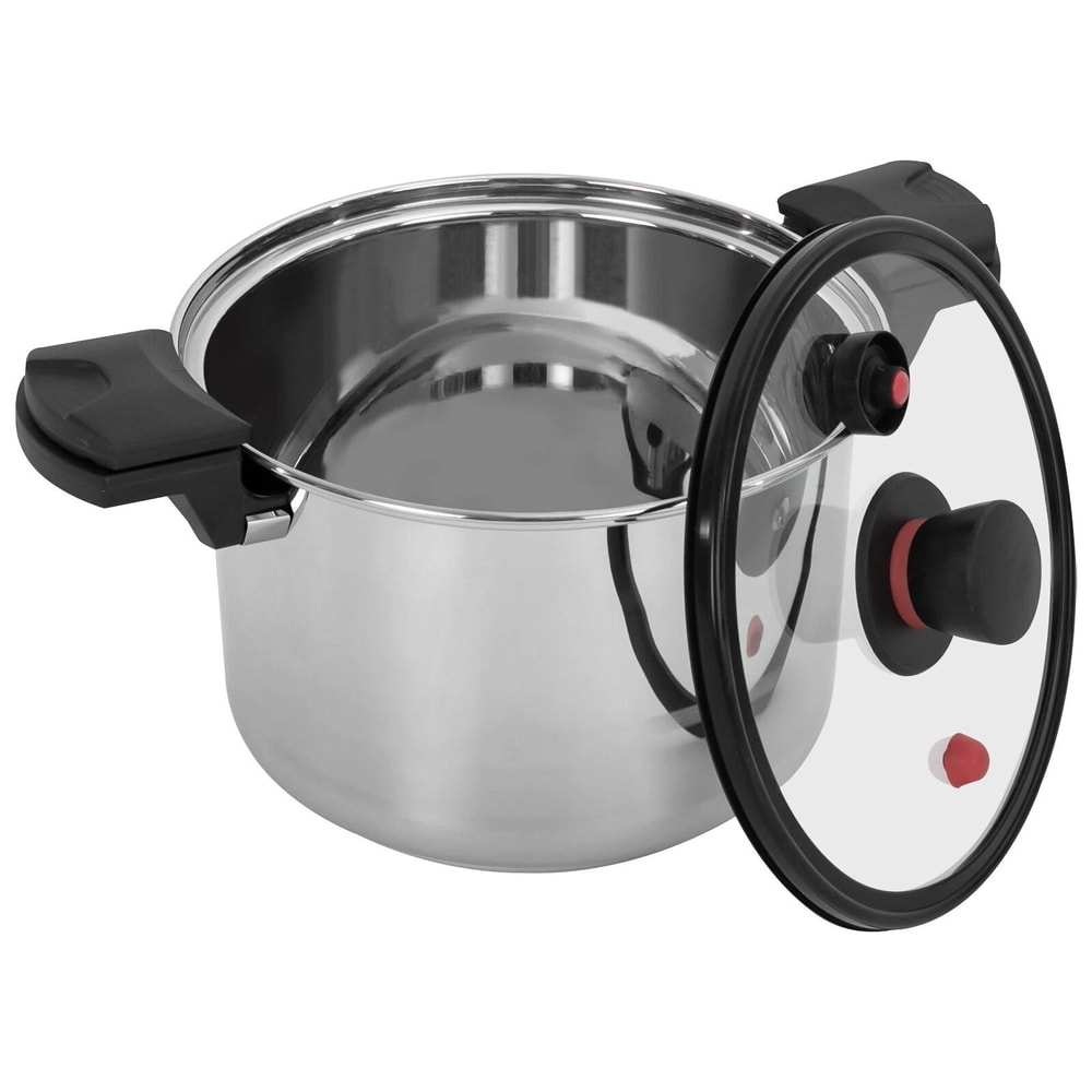 Premium Stovetop Stainless Steel Pressure Cooker Pot Alloy Durable High Pressure Pot 11