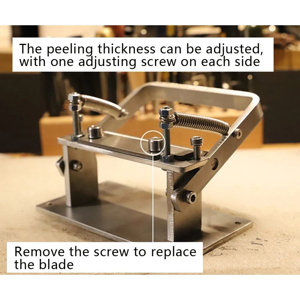 Premium Stainless Steel Leather Splitter Machine Skiving Tool 4