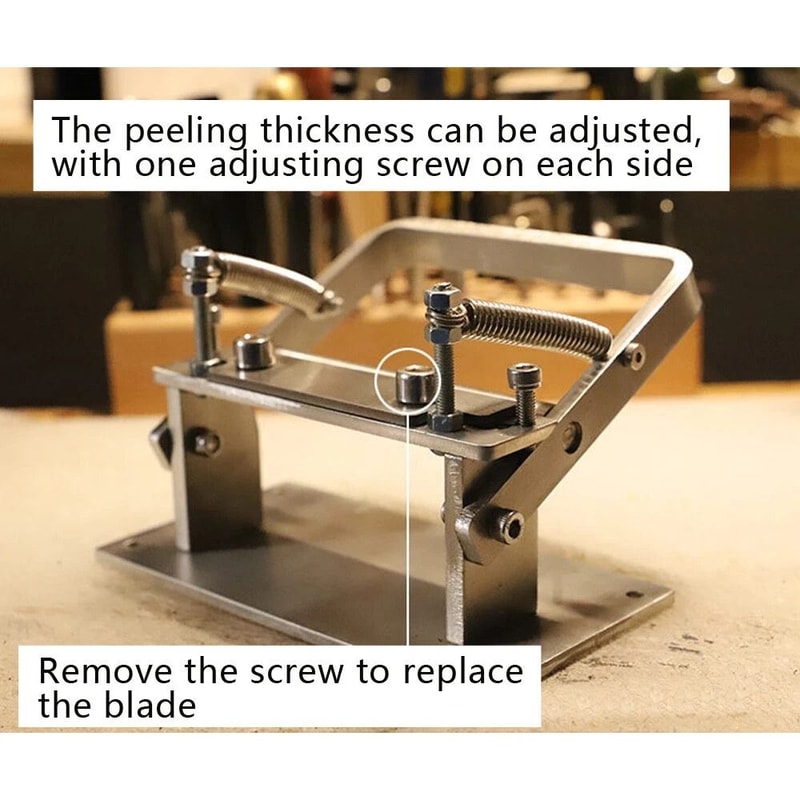 Premium Stainless Steel Leather Splitter Machine Skiving Tool 4