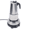Stainless Steel Cup Electric Moka Pot With Built In Coffee Stove 10