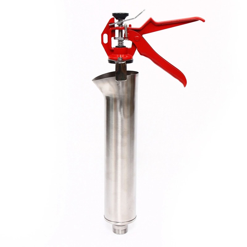 Heavy Duty Stainless Steel Mortar Pointing Tool Grouting Gun Cement Grout Applicator 6