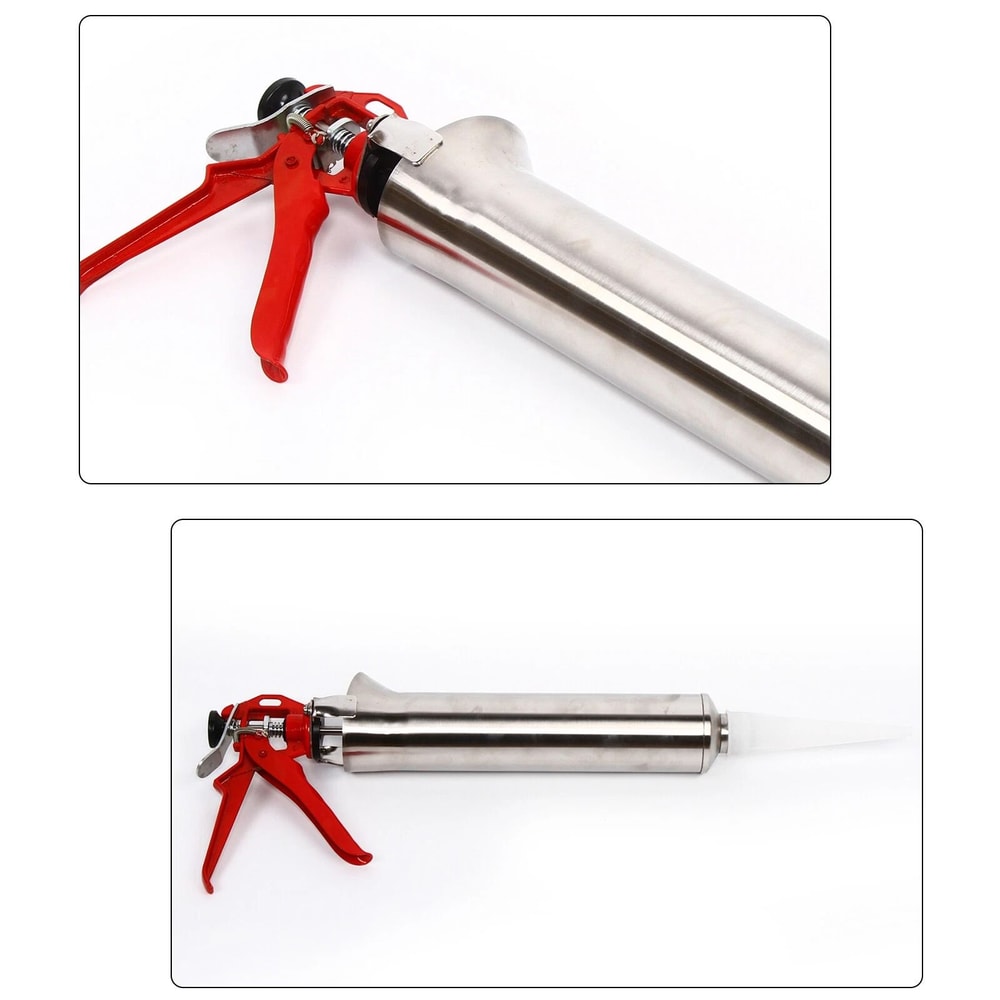 Heavy Duty Stainless Steel Mortar Pointing Tool Grouting Gun Cement Grout Applicator 3